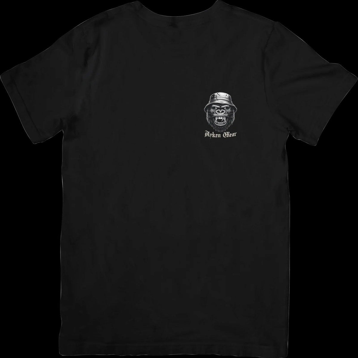 Tee Shirt Homme Noir – Gorilla - AYKEN WEAR