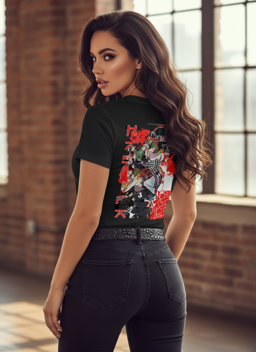 Tee-Shirt Streetwear Femme"L’Élégance Réinventée"