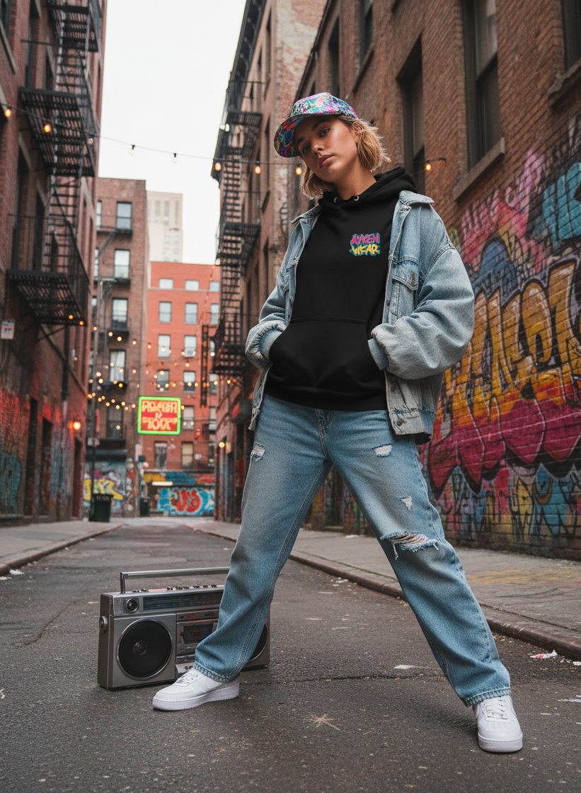 Sweat à Capuche Streetwear Femme -AYKEN WEAR – Urban Vibes-