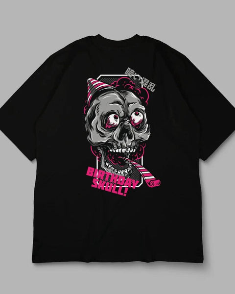 Tee Shirt Oversize Homme – Birthday Skull - AYKEN WEAR