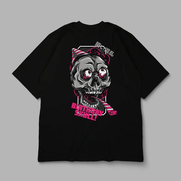 Tee Shirt Oversize Homme – Birthday Skull - AYKEN WEAR