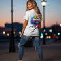 Tee-Shirt Streetwear Femme -Cassette King-