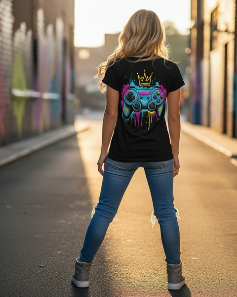 Tee-Shirt Streetwear Femme -Game King-