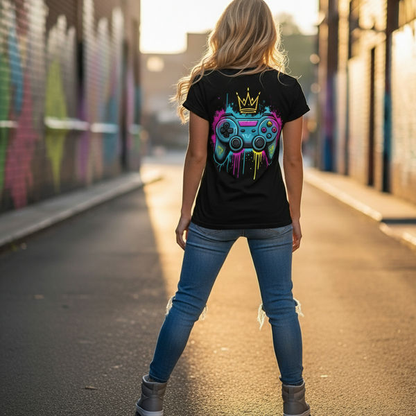 Tee-Shirt Streetwear Femme -Game King-