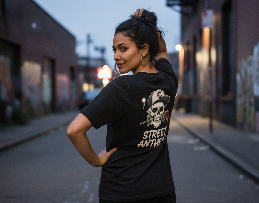 Tee-Shirt Streetwear Femme -Street Anthem-
