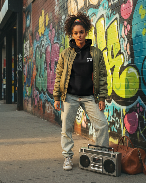 Sweat à Capuche Streetwear Femme -Graffiti Soul -
