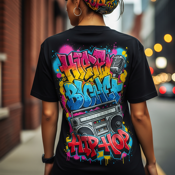 Tee-Shirt Streetwear Femme -Hip Hop Beats-
