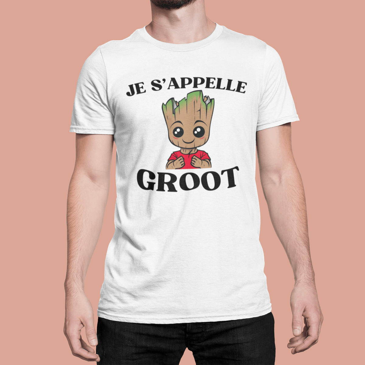 Tee Shirt Homme Je s'appelle Groot