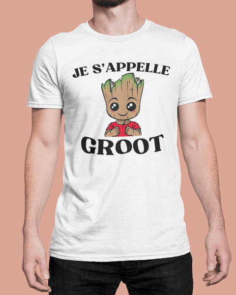 Tee Shirt Homme Je s'appelle Groot