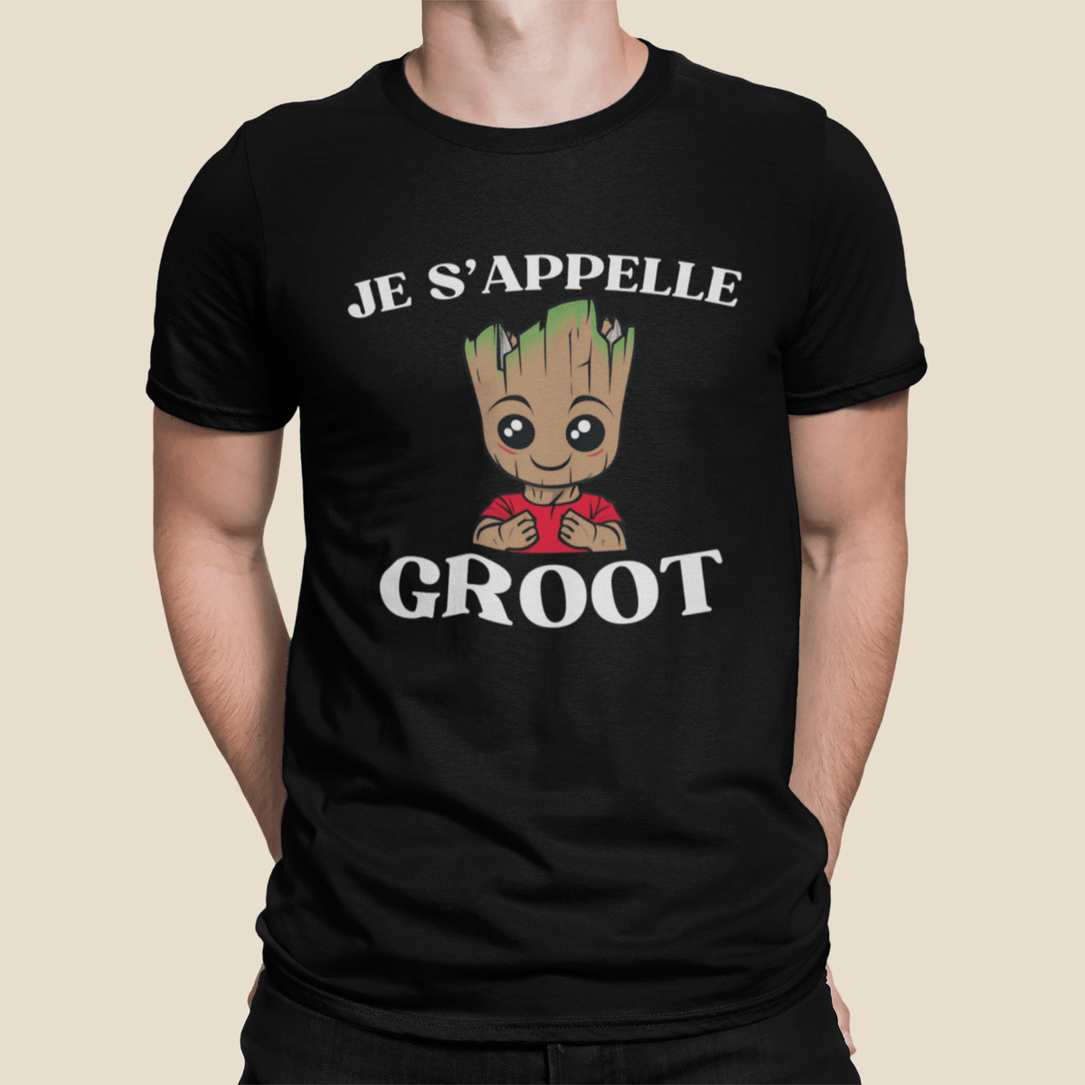 Tee Shirt Homme Je s'appelle Groot