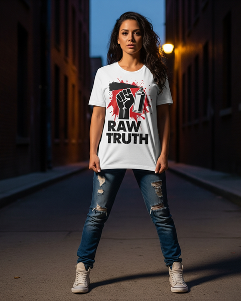 Tee-Shirt Streetwear Femme -Raw Truth-