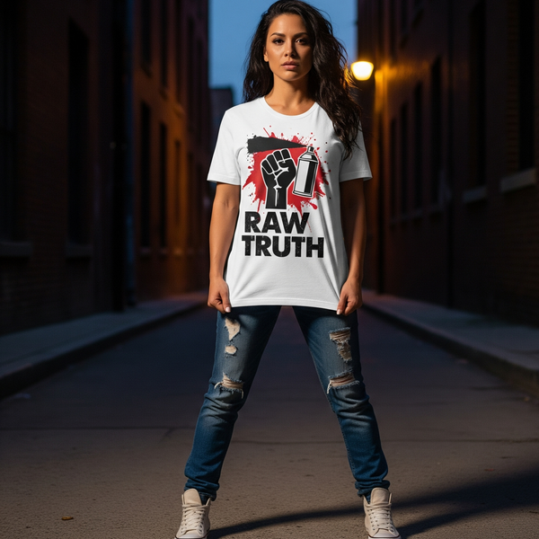 Tee-Shirt Streetwear Femme -Raw Truth-