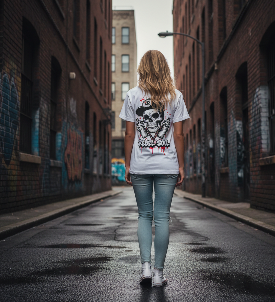 Tee-Shirt Streetwear Femme -Rebel Soul-