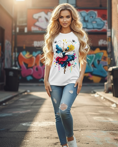 Tee-Shirt Streetwear Femme - Royal Dance -
