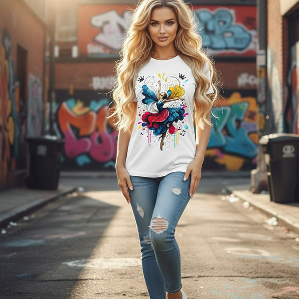 Tee-Shirt Streetwear Femme - Royal Dance -