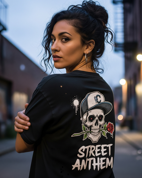 Tee-Shirt Streetwear Femme -Street Anthem-