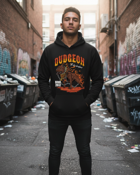 Sweat à Capuche Streetwear Homme Dungeon Infernal