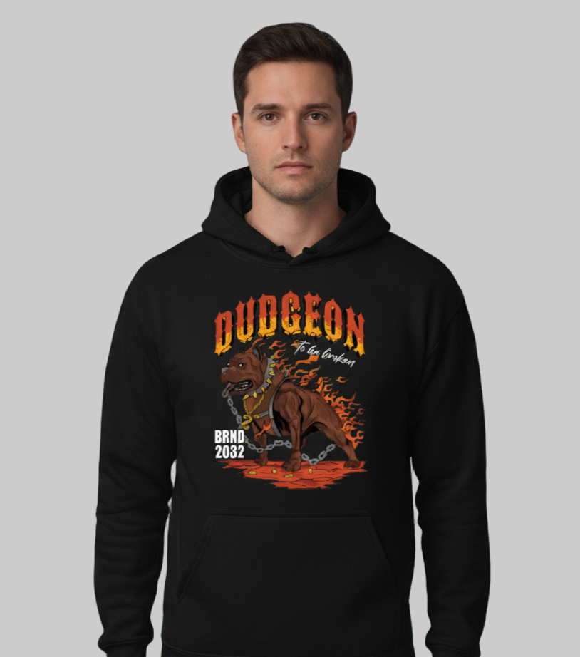 Sweat à Capuche Streetwear Homme Dungeon Infernal