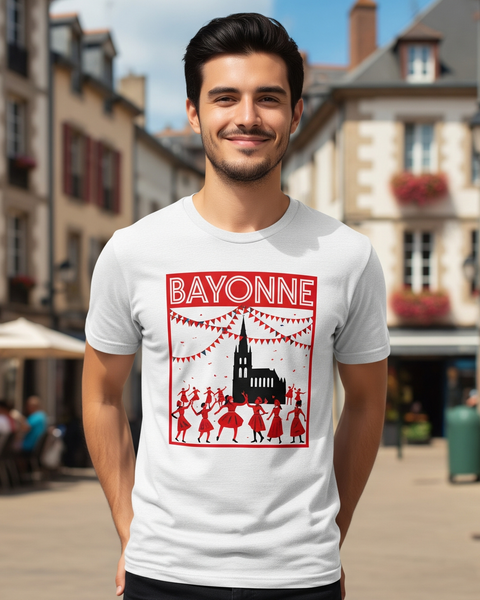 T-shirt Homme Bayonne Cathédrale & Fêtes