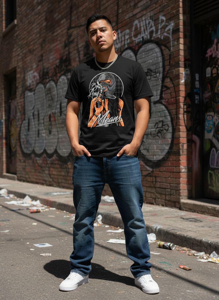 T-shirt Street Wear Homme By Any Means
