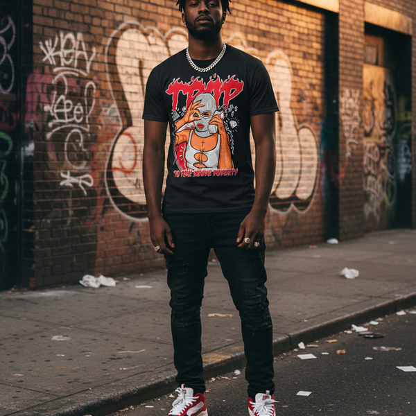 T-shirt Street Wear Homme TRAP To Rise Above Poverty