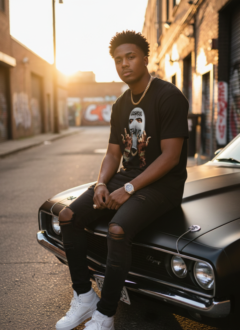 T-shirt Streetwear Home - Glorious Genius