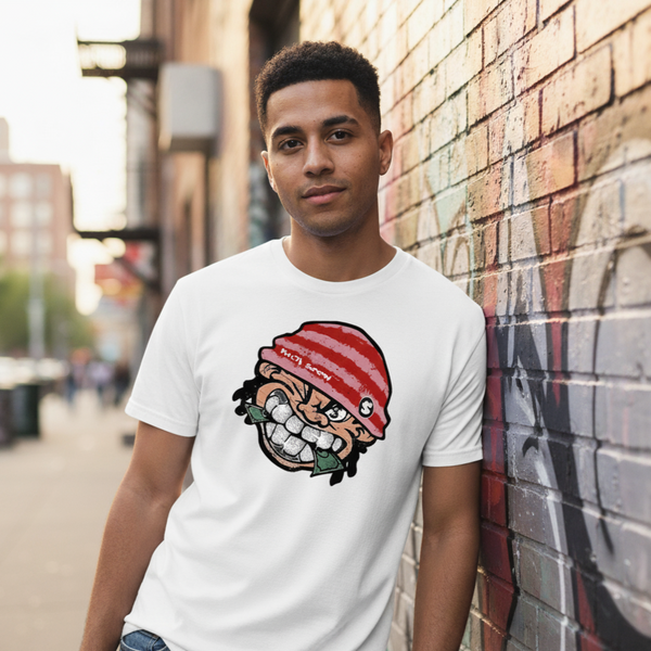 T-shirt Streetwear Homme - HUSTLE Money Smile