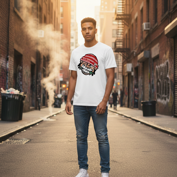 T-shirt Streetwear Homme - HUSTLE Money Smile
