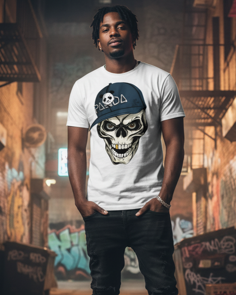 T-shirt Streetwear Homme Skull Attitude