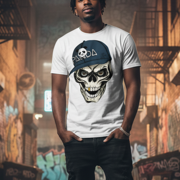 T-shirt Streetwear Homme Skull Attitude