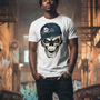 T-shirt Streetwear Homme Skull Attitude