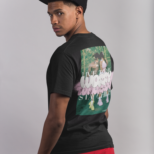 T-shirt Streetwear Homme – Live Today Worry Tomorrow Stay Chill
