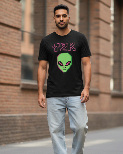 T-shirt Y2K Alien Pixel