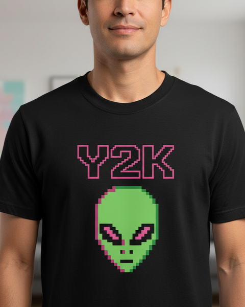 T-shirt Y2K Alien Pixel