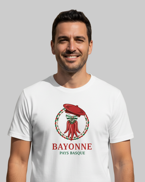 T Shirt Homme – Bayonne Pays Basque 🌶️