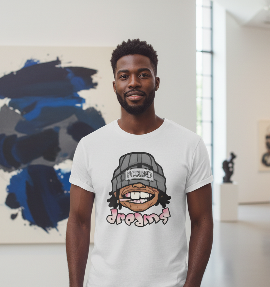 T Shirt Streetwear Homme - FOCUSED DREAMS
