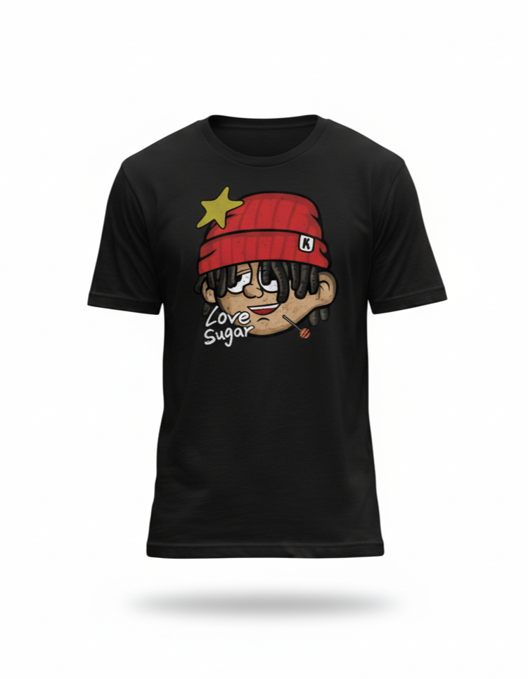 T Shirt Streetwear Homme Love Sugar