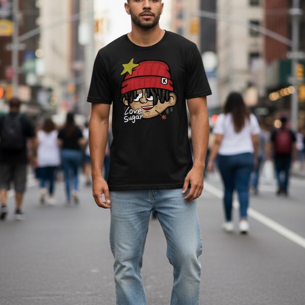 T Shirt Streetwear Homme Love Sugar