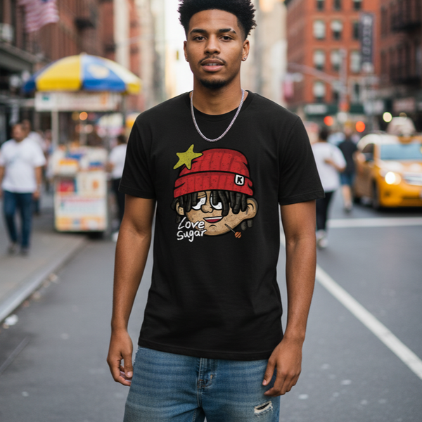 T Shirt Streetwear Homme Love Sugar