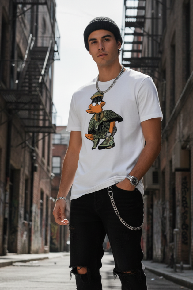T Shirt Streetwear Homme Urban Duck