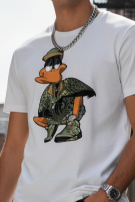 T Shirt Streetwear Homme Urban Duck