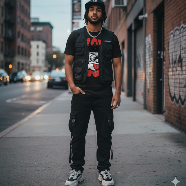 T Shirt Streetwear Homme – Crazy Red Vibes