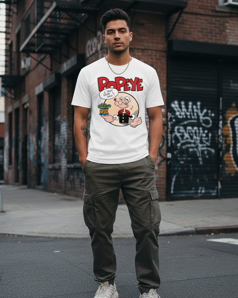 T Shirt Streetwear Homme – Popeye Vibes