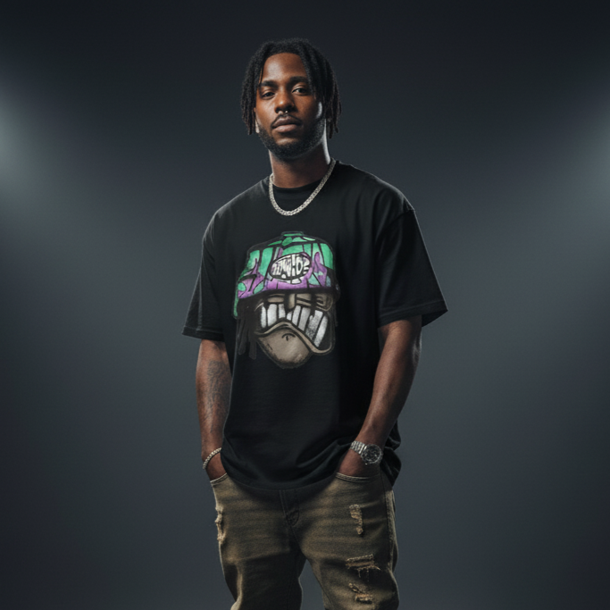 T Shirt Streetwear Homme – Urban Mask Edition