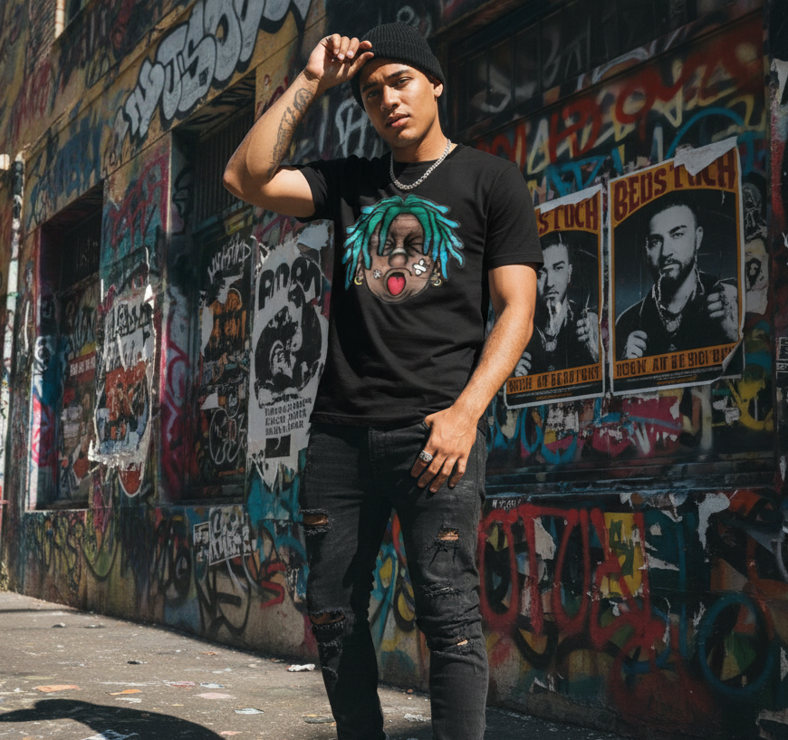 T Shirt Streetwear Homme – Urban Rebel