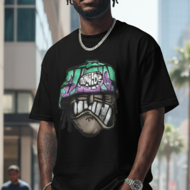 T Shirt Streetwear Homme – Urban Mask Edition