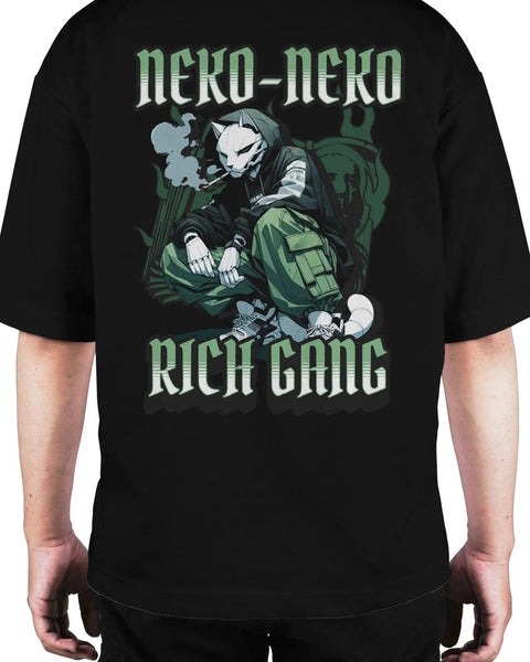 Tee Shirt Street Wear Homme – Neko Rich Gang - AYKEN WEAR