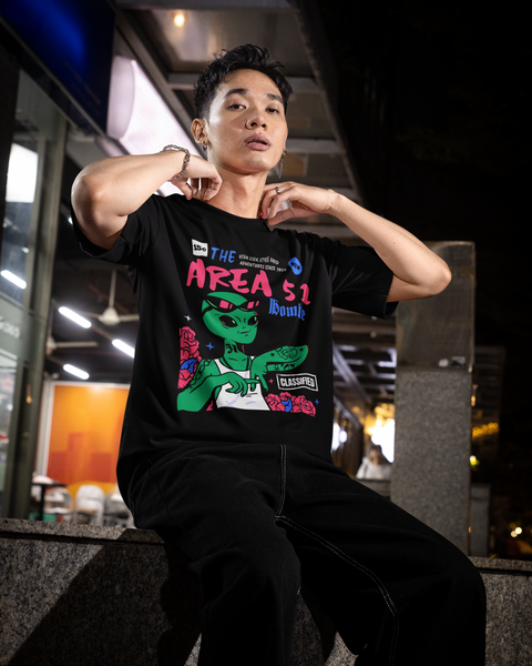 Tee Shirt Homme Streetwear "AREA 51 Homie" – Édition Limitée AYKEN WEAR