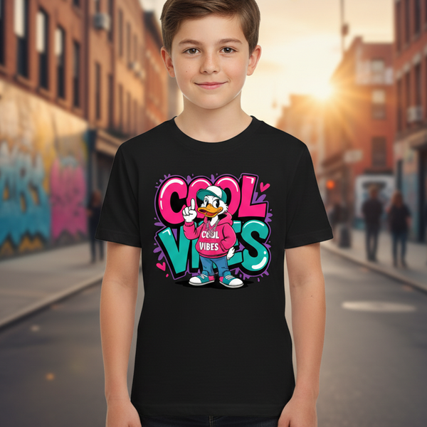 Tee Shirt Streetwear Enfant Garçon - Cool Vibes