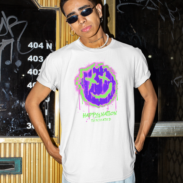 Tee shirt streetwear homme Happynation Toxicated